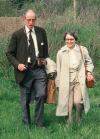 Elisabeth Ettlinger und Howard Comfort